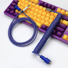"Chubby" Colorful Aviation Plug Mechanical Keyboard Cable - Dark Blue
