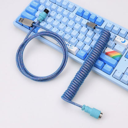 "Chubby" Colorful Aviation Plug Mechanical Keyboard Cable