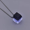 "Cyber Chic" Unzip Mechanical Keyboard Necklace - Black with Light