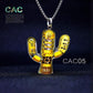 "Cyber Chic"Alternative Cactus Necklace