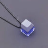 „Cyber ​​Chic“ Halskette mit mechanischer Tastatur zum Entpacken  - Weiß mit Licht