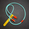"Color Block Chubby" Specially Customized ChubbyCable - Light Blue+Orange