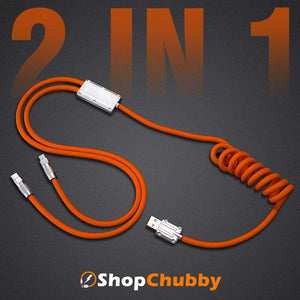 "Chubby Plus“ 2-in-1-Schnellladekabel (C+Lightning)