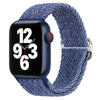 "Stripe Band" Nylon Braided Band For Apple Watch - Striped Blue