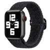 "Stripe Band" Nylon Braided Band For Apple Watch - Striped Black