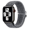 "Stripe Band" Nylon Braided Band For Apple Watch - Striped Gray
