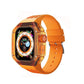 49mm Fluororubber Band Transparent Protective Case For Apple Watch