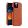 "Chubby" Anti-Shatter Leather Phone Case for iPhone - Orange