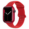 "Breathable Band" Silicone Adjustable Band For Apple Watch - Red
