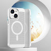 "Chubby" Breathable and Heat Dissipation Magnetic Case For iPhone - White