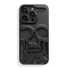 "Halloween & Dark Punk" Skull Colorful Heat Dissipation iPhone Case - Frosted Black