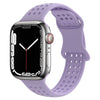 "Breathable Band" Silicone Adjustable Band For Apple Watch - Purple