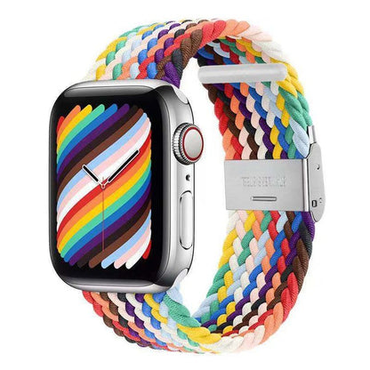 "Stripe Band" Colorful Woven Band For Apple Watch