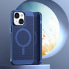 "Chubby" Breathable and Heat Dissipation Magsafe Magnetic iPhone Case - Dark Blue