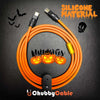 Halloween Chubby – Speziell angepasstes ChubbyCable - Orange + Schwarz