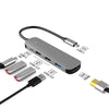 „Cyber“ Wireless Charging USB 3.0 HUB Dock - 5イン1