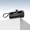 2-In-1 5000mAh Mini Portable Power Bank With Hidden Stand - Black