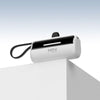 2-In-1 5000mAh Mini Portable Power Bank With Hidden Stand - White