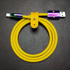 "Chubby" Speziell entwickeltes -Kabel mit farbigen Anschlüssen - Gelb