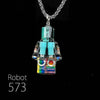 „Cyber ​​Chic“ Regenbogen-Roboter-Anhänger - Roboter 573