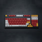 "Chubby Keycap" XDA Mechanical Keyboard Keycap Set - Red & Yellow