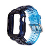 "Crystal iWatch Strap" Buntes Uhrenarmband mit Farbverlauf - Marineblau mit Farbverlauf