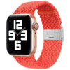 "Simple Band" Solid Color Woven Band For Apple Watch - Bright Orange