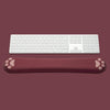"Chubby Comfort" Silicone Keyboard Wrist Rest & Mouse Pad - Red