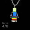 „Cyber ​​Chic“ Regenbogen-Roboter-Anhänger - Roboter 470