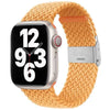 "Simple Band" Solid Color Woven Band For Apple Watch - Orange
