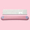 "Chubby Comfort“ Silikon-Tastatur-Handgelenkauflage und Mauspad - Rosa