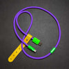 "Color Block Chubby" Specially Customized ChubbyCable - Purple+Green