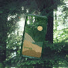 "Chubby" Creative Transparent iPhone Case - Green 1