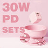 "Chubby" Travel Charge Set - Pink