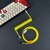 "Chubby" USB To Type C Spring Keyboard Cable - Yellow