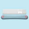 "Chubby Comfort“ Silikon-Tastatur-Handgelenkauflage und Mauspad - Hellgrün