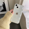 "Chubby" Transparent Soft Rubber Case For Iphone - White