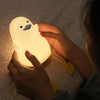 "Chubby" Silicone Bedside Night Light - Goose