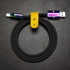 "Chubby" Special Designed Cable With Colored Connectors - Black