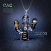 "Cyber Chic"Alternative Cactus Necklace - Cactus  03