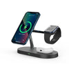 "Cyber" MagSafe 4 in 1 Wireless Charging Stand - Black
