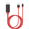 1080P No Latency HDMI TV Cable - Cast Screen Without Networking - Red  (Type-C)