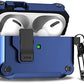 Automatic Pop-Up Carbon Fiber Headphone Case for Apple AirPods