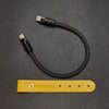 "Color Block Chubby"  Power Bank Friendly Cable - Black