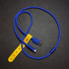 "Chubby" Solid Color Silicone Charge Cable - Dark Blue