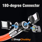 「Chubby 540°」3 IN 1 高速充電磁気チャビー ケーブル