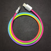 "Rainbow Chubby" Colorful Charge Cable - Colorful