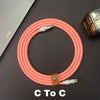 "Chubby Christmas" Christmas Special Fast Charge Cable - Pink