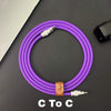 "Chubby Christmas" Christmas Special Fast Charge Cable - Purple