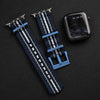 Colourful Striped Canvas Band for Apple Watch - Blue